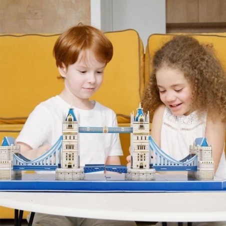 Puzzle 3D - Tower Bridge - Jeu de construction - EXPLORA - 120 pieces - Des 8 ans