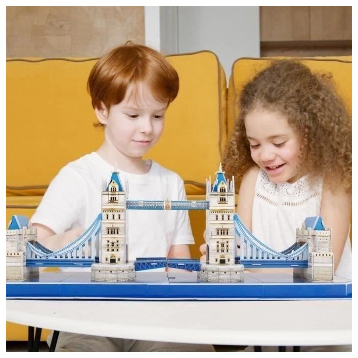 Puzzle 3D - Tower Bridge - Jeu de construction - EXPLORA - 120 pieces - Des 8 ans