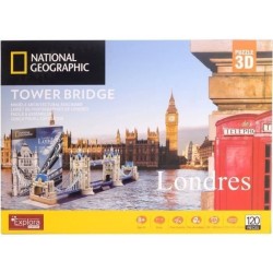 Puzzle 3D - Tower Bridge - Jeu de construction - EXPLORA - 120 pieces