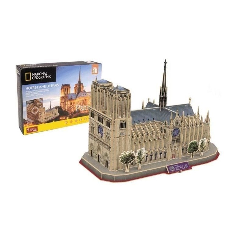 Puzzle 3D - Notre Dame De Paris - Jeu de construction - EXPLORA - 128