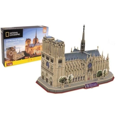 Puzzle 3D - Notre Dame De Paris - Jeu de construction - EXPLORA - 128