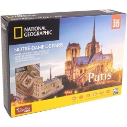 Puzzle 3D - Notre Dame De Paris - Jeu de construction - EXPLORA - 128