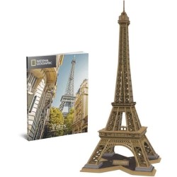 Puzzle 3D - Tour Eiffel - Jeu de construction - EXPLORA - 80 pieces -