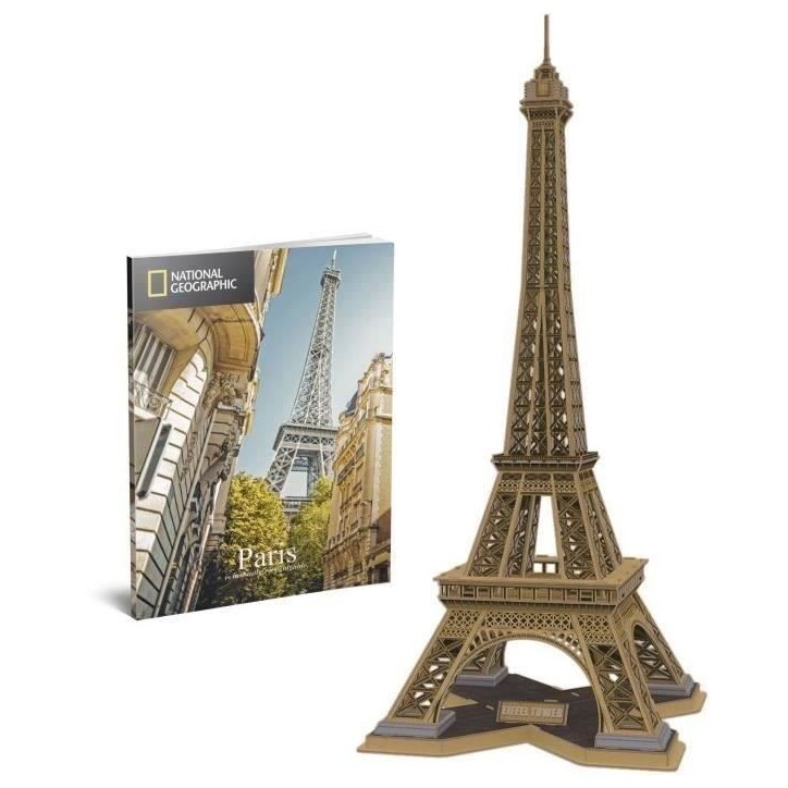 Puzzle 3D - Tour Eiffel - Jeu de construction - EXPLORA - 80 pieces - Des 8 ans Puzzle 3D - Tour Eiffel - Jeu de construction - EXPLORA - 80 pieces - Des 8 ans