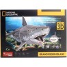 Puzzle 3D - Grand Requin Blanc - Jeu de construction - EXPLORA - 72 pi Puzzle 3D - Grand Requin Blanc - Jeu de construction - EXPLORA - 72 pi