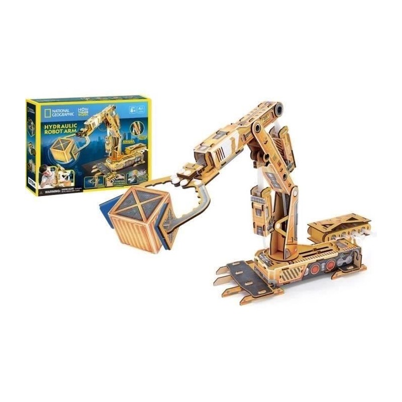 Maquette 3D NATIONAL GEOGRAPHIC - EXPLORA - Engin de Chantier Pince Hy Maquette 3D NATIONAL GEOGRAPHIC - EXPLORA - Engin de Chantier Pince Hy