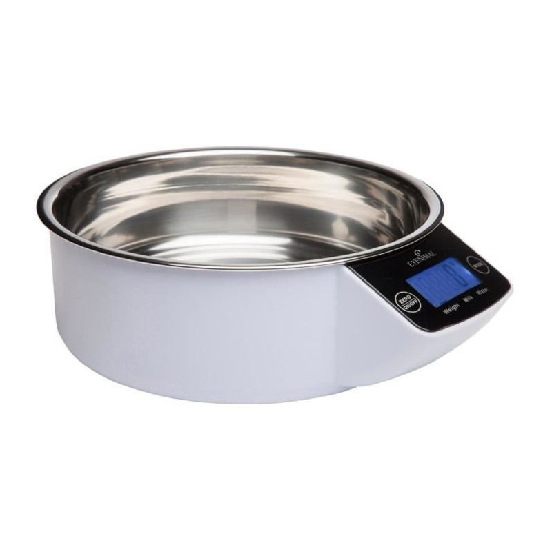 Gamelle - KERBL - EYENIMAL Pet Bowl - Balance intégrée - 1 l - Blanc