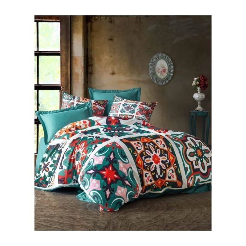 Parure de lit - 1 housse de couette 220 x 240 cm + 2 taies d'oreiller