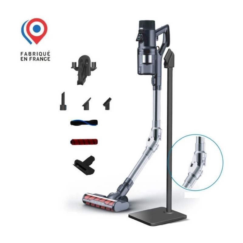 Aspirateur Balai sans fil - EZICLEAN Cycloboost FR15 Animal Fabriqué Aspirateur Balai sans fil - EZICLEAN Cycloboost FR15 Animal Fabriqué