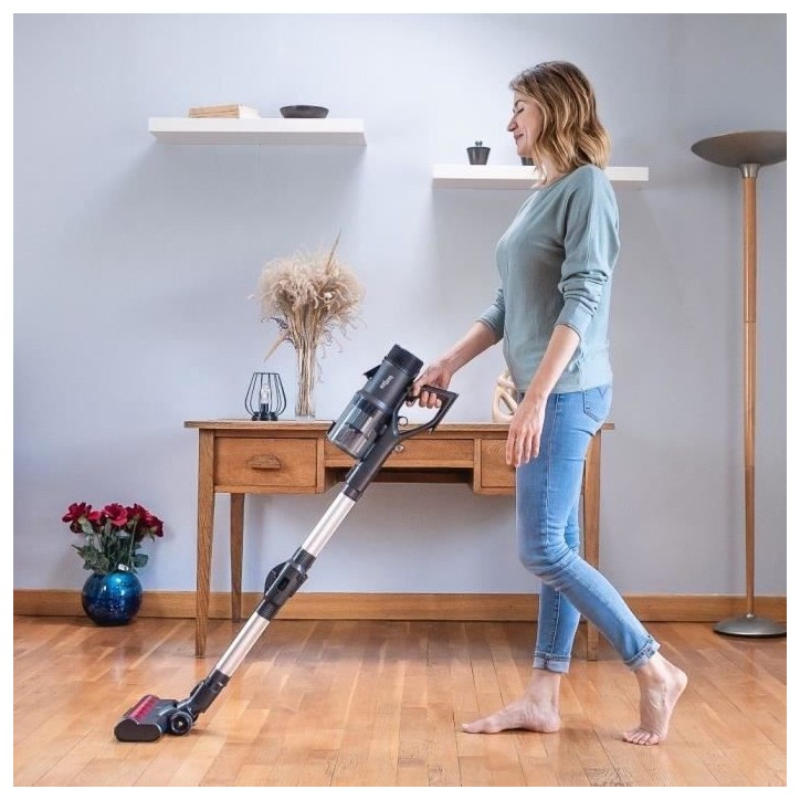Aspirateur Balai sans fil - EZICLEAN Cycloboost FR15 Animal Fabriqué en france - 450 W - 80 min - 30 kPa - Noir Aspirateur Balai sans fil - EZICLEAN Cycloboost FR15 Animal Fabriqué en france - 450 W - 80 min - 30 kPa - Noir