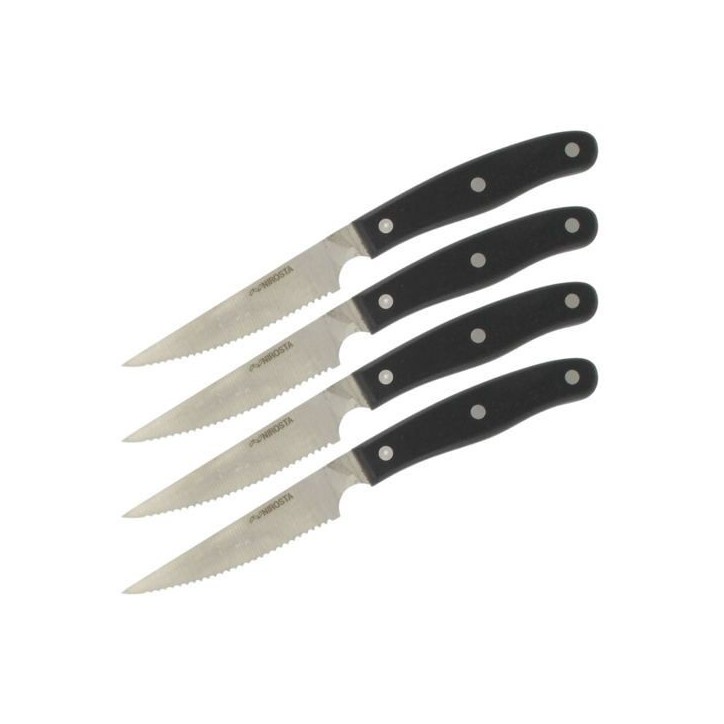 Lot de 4 couteaux a steak - NIROSTA - 22 cm Lot de 4 couteaux a steak - NIROSTA - 22 cm
