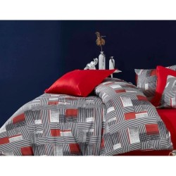 Parure de lit - 1 housse de couette 220 x 240 cm + 2 taies d'oreiller