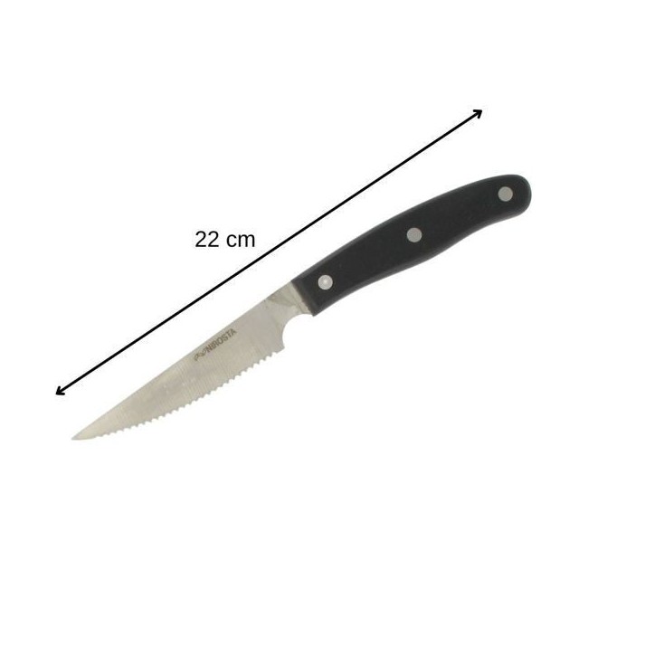 Lot de 6 couteaux a steak - NIROSTA- 22 cm Lot de 6 couteaux a steak - NIROSTA- 22 cm