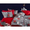 Parure de lit - 1 housse de couette 220 x 240 cm + 2 taies d'oreiller