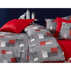 Parure de lit - 1 housse de couette 220 x 240 cm + 2 taies d'oreiller