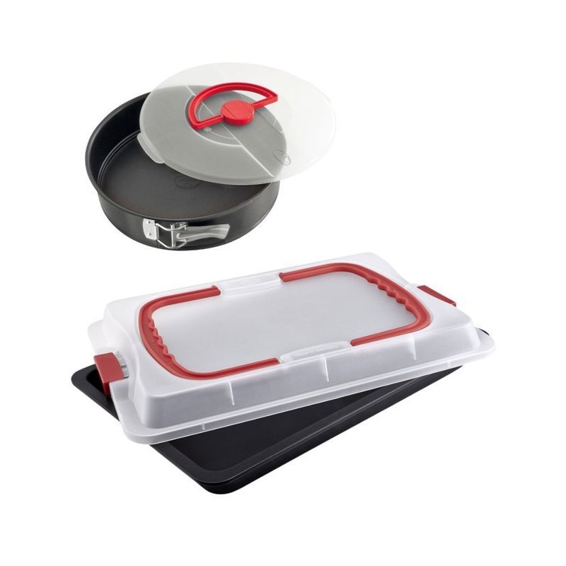 Plaque de cuisson avec couvercle et moule a manqué - DR oeTKER - Bake Plaque de cuisson avec couvercle et moule a manqué - DR oeTKER - Bake