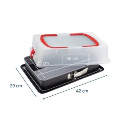 Lot de 2 moules a charniere avec couvercle - DR oeTKER - Back-Idee Kre