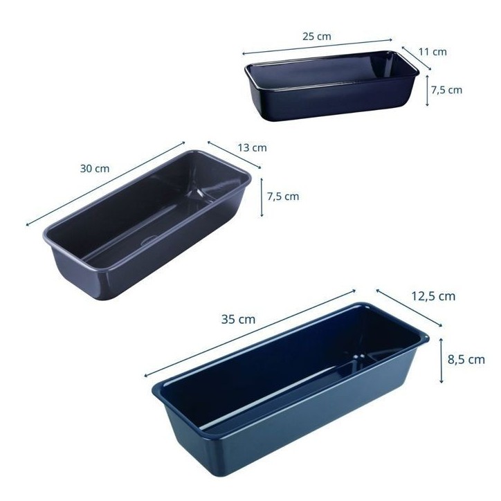 Set de 3 moules a cakes - DR oeTKER - Back Liebe - 25, 30 et 35 cm Set de 3 moules a cakes - DR oeTKER - Back Liebe - 25, 30 et 35 cm