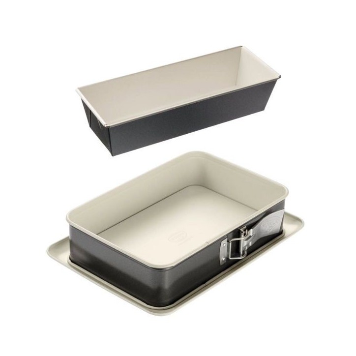 Moule a cake et moule a gâteau rectangulaire - DR oeTKER - Back Trend - 30 cm et 28 x 18 cm Moule a cake et moule a gâteau rectangulaire - DR oeTKER - Back Trend - 30 cm et 28 x 18 cm