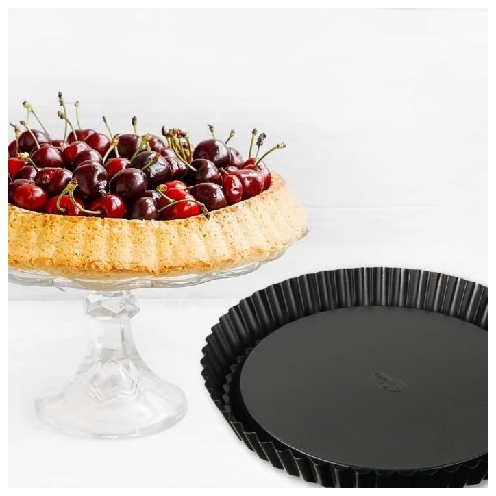 Duo Moule a tarte renversée et moule a manqué a charniere - DR oeTKER - Tradition - 28 et 26 cm