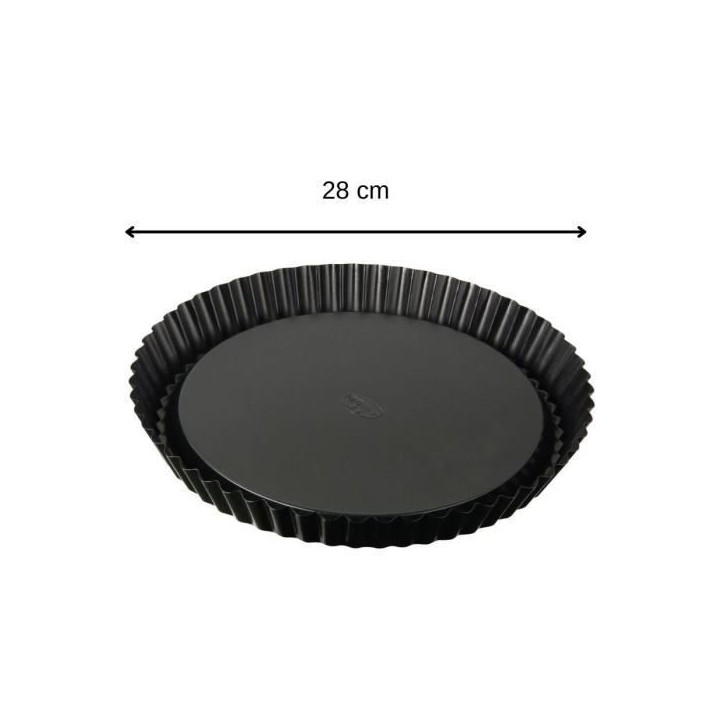 Duo Moule a tarte renversée et moule a manqué a charniere - DR oeTKER - Tradition - 28 et 26 cm