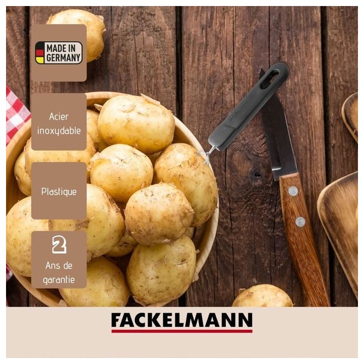 Duo Presse-purée a levier et fourchette 3 dents - FACKELMANN - Pour pommes de terre Duo Presse-purée a levier et fourchette 3 dents - FACKELMANN - Pour pommes de terre