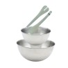 Set de 2 Saladiers et couverts a salade - FACKELMANN - 20,5 et 25 cm Set de 2 Saladiers et couverts a salade - FACKELMANN - 20,5 et 25 cm