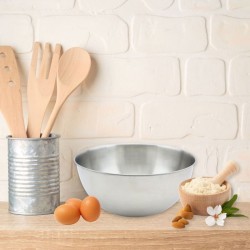 Set de 2 Saladiers et couverts a salade - FACKELMANN - 20,5 et 25 cm