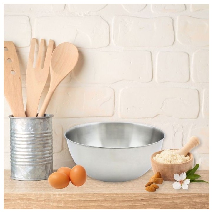 Set de 2 Saladiers et couverts a salade - FACKELMANN - 20,5 et 25 cm Set de 2 Saladiers et couverts a salade - FACKELMANN - 20,5 et 25 cm