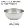 Set de 2 Saladiers et couverts a salade - FACKELMANN - 20,5 et 25 cm Set de 2 Saladiers et couverts a salade - FACKELMANN - 20,5 et 25 cm