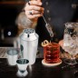 Set Shaker a cocktails en inox 400 ml et doseur a alcool 2 et 4 cl - FACKELMANN - Bar Concept