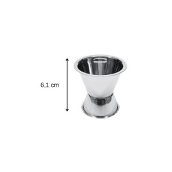 Set Shaker a cocktails en inox 400 ml et doseur a alcool 2 et 4 cl - F