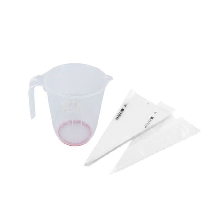Set de 100 poches a douilles professionnelles - FACKELMANN PROFESIONAL - Verre doseur 1 L - 50 cm Set de 100 poches a douilles professionnelles - FACKELMANN PROFESIONAL - Verre doseur 1 L - 50 cm