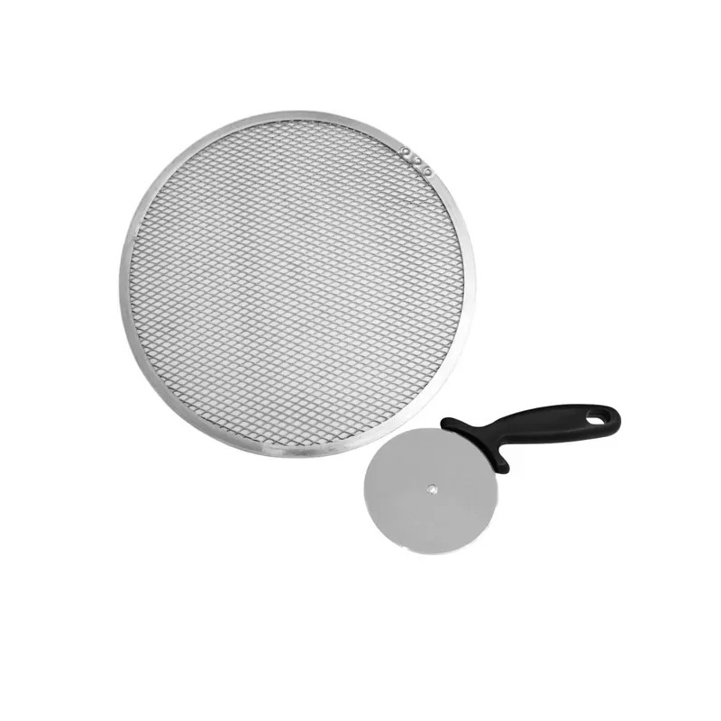 Lot de plaque a pizza et roulette - FACKELMANN PROFESIONAL Lot de plaque a pizza et roulette - FACKELMANN PROFESIONAL