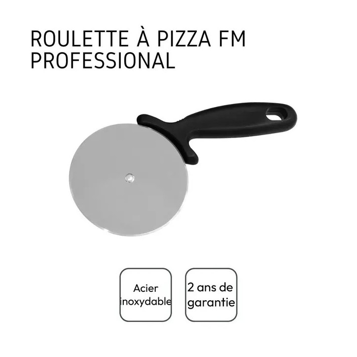 Lot de plaque a pizza et roulette - FACKELMANN PROFESIONAL