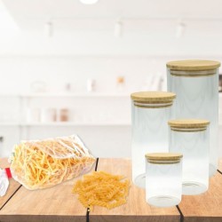 Set de 4 boîtes de conservation en verre - FACKELMANN - Nature - Couv