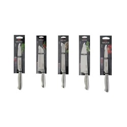 Ensemble de 5 couteaux de cuisine professionnels - NIROSTA - Inox - 24
