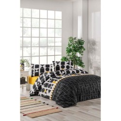 Parure de lit - 1 housse de couette 220 x 240 cm + 2 taies d'oreiller
