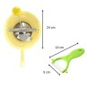 Ensemble de 2 ustensiles spécial purée avec éplucheur et moulin a l Ensemble de 2 ustensiles spécial purée avec éplucheur et moulin a l