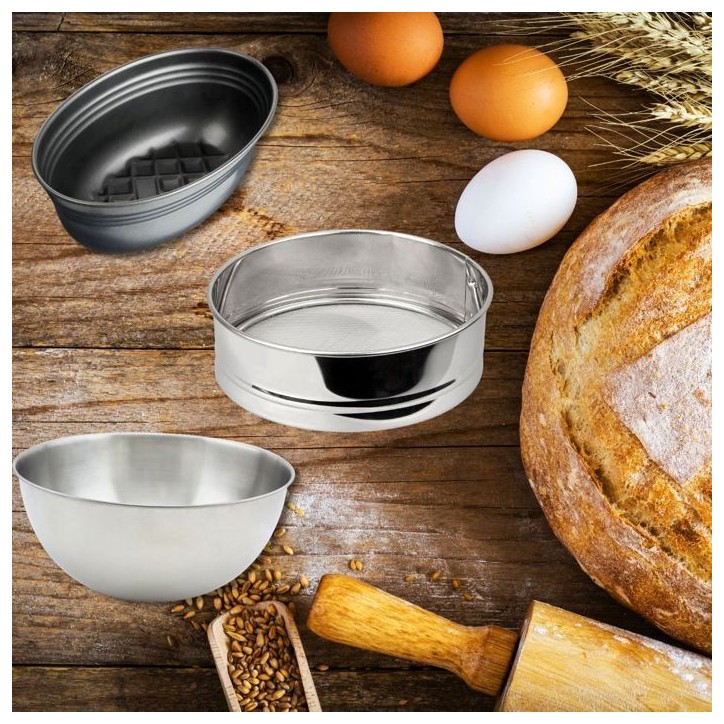 Ensemble 3 ustensiles spécial cuisson du pain - FACKELMANN - Zenker Ensemble 3 ustensiles spécial cuisson du pain - FACKELMANN - Zenker