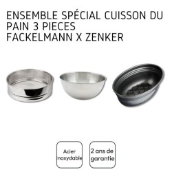 Ensemble 3 ustensiles spécial cuisson du pain - FACKELMANN - Zenker