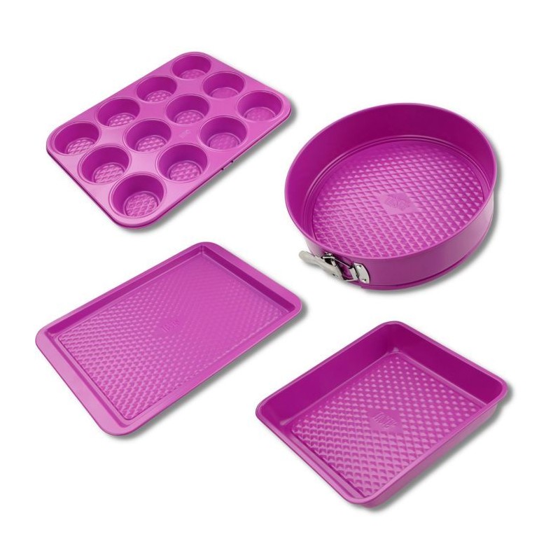 Ensemble de 4 moules - FACKELMANN - Tasty Pâtisserie - 23 a 38 cm - F Ensemble de 4 moules - FACKELMANN - Tasty Pâtisserie - 23 a 38 cm - F