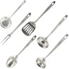 Ensemble ustensiles de cuisine 6 pieces - FACKELMANN - Oxford - Inox Ensemble ustensiles de cuisine 6 pieces - FACKELMANN - Oxford - Inox
