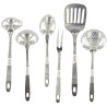 Ensemble ustensiles de cuisine 6 pieces - FACKELMANN - Oxford - Inox Ensemble ustensiles de cuisine 6 pieces - FACKELMANN - Oxford - Inox