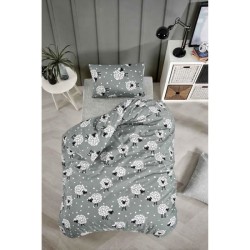 Parure de lit - 1 housse de couette 220 x 240 cm + 2 taies d'oreiller