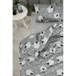 Parure de lit - 1 housse de couette 220 x 240 cm + 2 taies d'oreiller