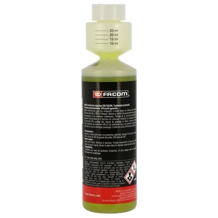Additif multifonction E85 protection injecteurs - FACOM - haute teneur en éthanol (ou véhicules Flex Fuel entre 85 a 100% d é Additif multifonction E85 protection injecteurs - FACOM - haute teneur en éthanol (ou véhicules Flex Fuel entre 85 a 100% d é