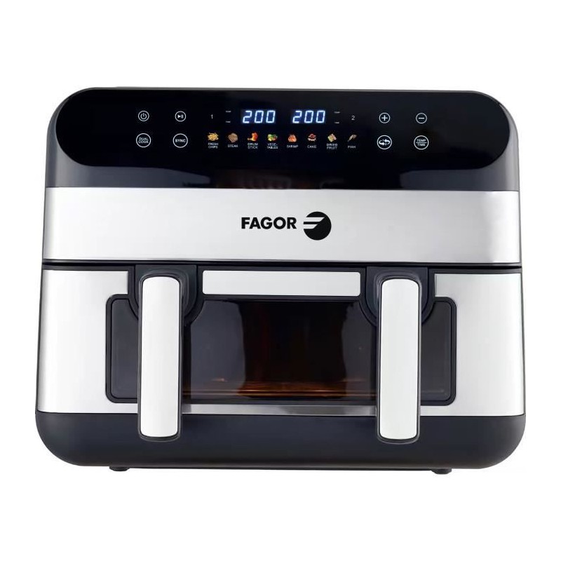 Friteuse sans huile FAGOR - Airfryer FGF10 - Capacité 10L - Double cu Friteuse sans huile FAGOR - Airfryer FGF10 - Capacité 10L - Double cu