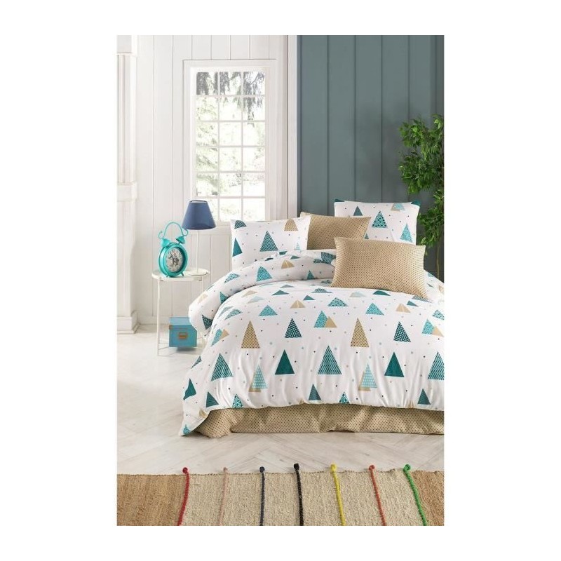 Parure de lit - 1 housse de couette 220 x 240 cm + 2 taies d'oreiller Parure de lit - 1 housse de couette 220 x 240 cm + 2 taies d'oreiller