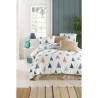 Parure de lit - 1 housse de couette 220 x 240 cm + 2 taies d'oreiller